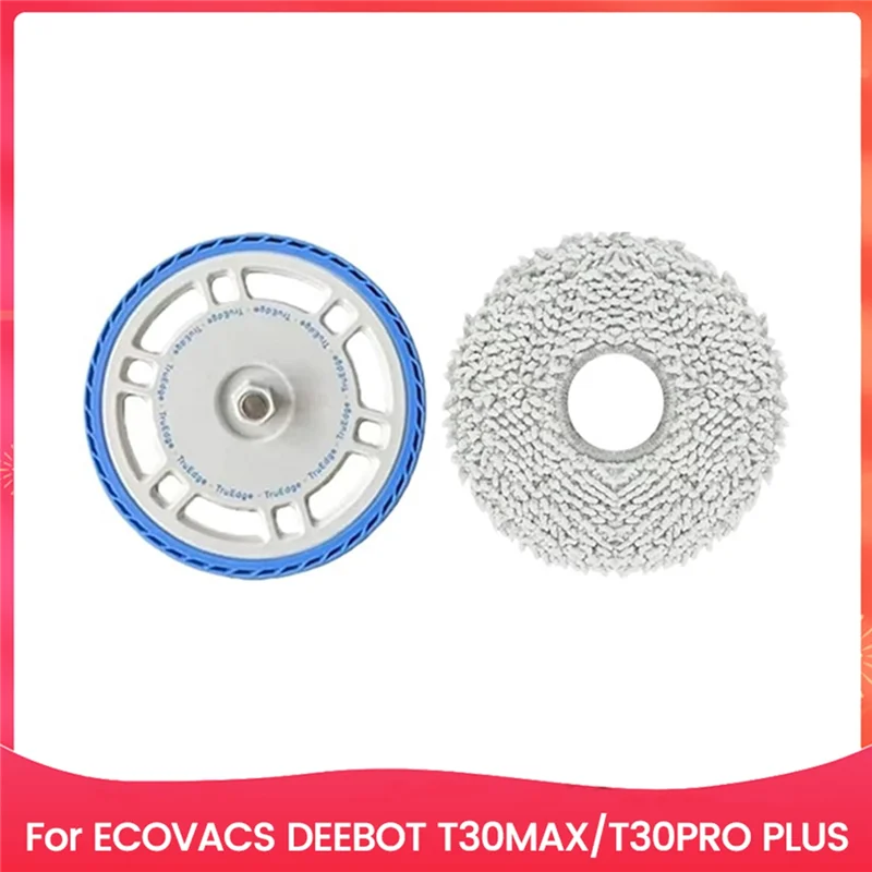 X11A Vacuum Cleaner Mop Cloth Holder Kit For ECOVACS DEEBOT T30MAX/T30PRO PLUS Robot Vacuum Cleaner Replacement Parts