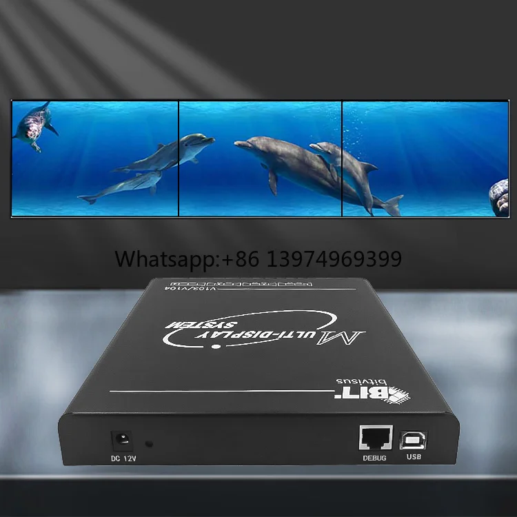 Bitvisus 1*5 1*6 1*7 1*8 1*9 4K Multi-Screen Splitter Device EDID Programmable 1*4 2*4 3*4 4*4 Image Processor Switchers
