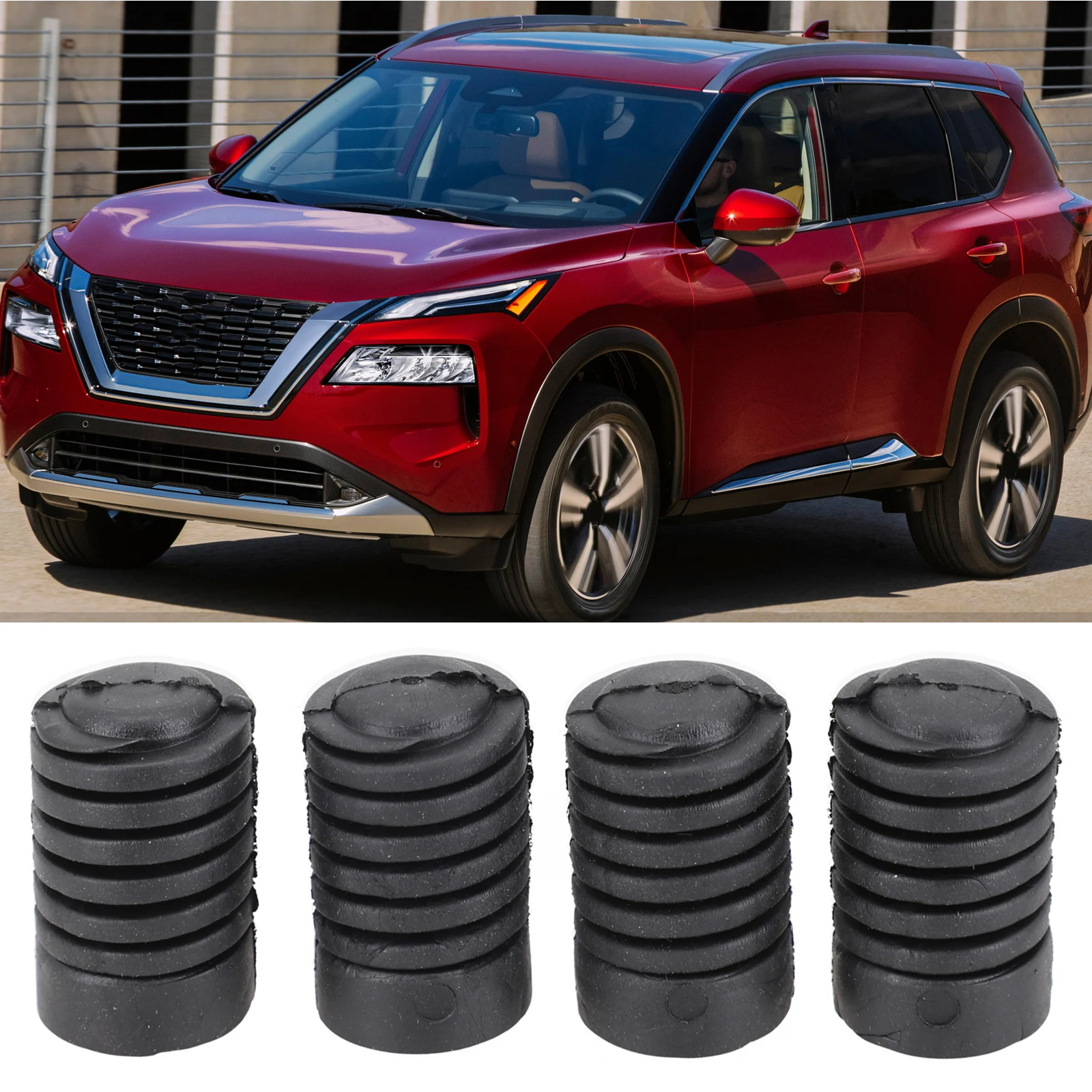 

4 шт./комплект, резиновые амортизаторы для Nissan