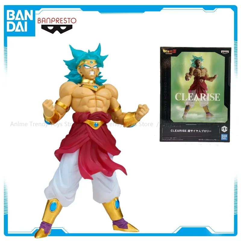 In Stock Original BANPRESTO CLEARISE Dragon Ball Z Super Saiyan Broly Figure Anime Model Genuine Boxed Toys WY