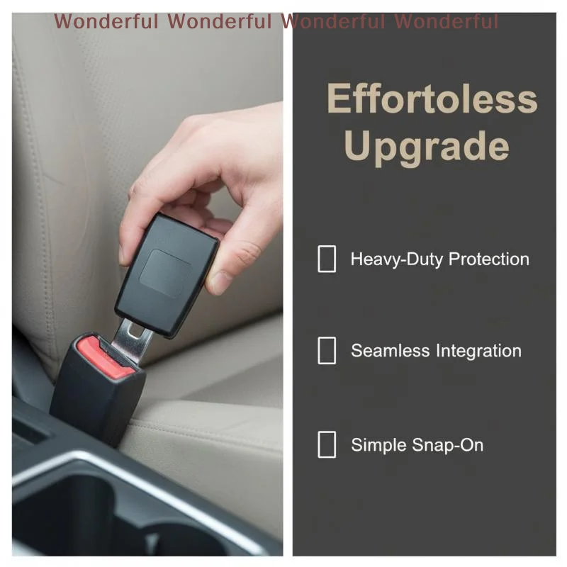 

1PCS Car Seat Buckle Socket Shell For Bora Sagitta Magotan Octavia Effortless Mounting Secure Journey