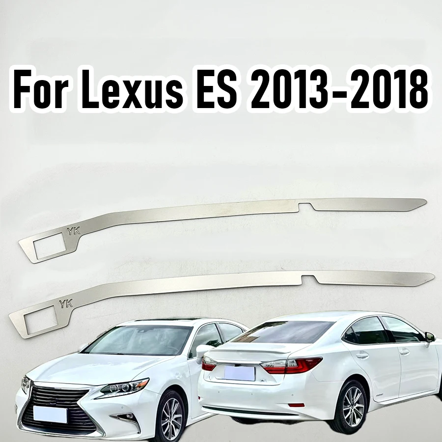 Wooeight 2Pcs Broken Reinforced Stainless Steel Metal Bracket For Lexus ES 2013-2018 Front Bumper Repair Metal Plate Buckle