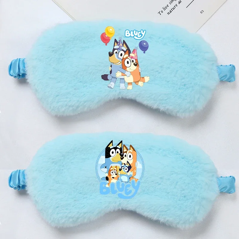 Blueys Bingo Chilli Plush Sleeping Eye Masks Anime Cartoon Adult Office Siesta Shade Help Patch Child Travel Relax Eye Mask Xmas