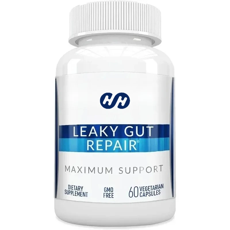 Intestinal Repair Supplements - Glutamine, Quercetin, Licorice Root. Support Heartburn, Bloating, Constipation, Etc，60 Pieces
