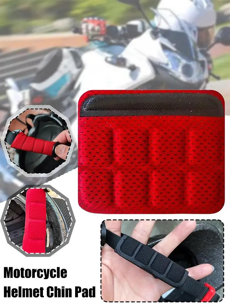 AliExpress NONE Helmet Chin Pads Soft Foam Sponge Pad Strap Padding Replacement Lining Cushion Mat Liner For Cycling Bike Motorcycle Riding F1v0