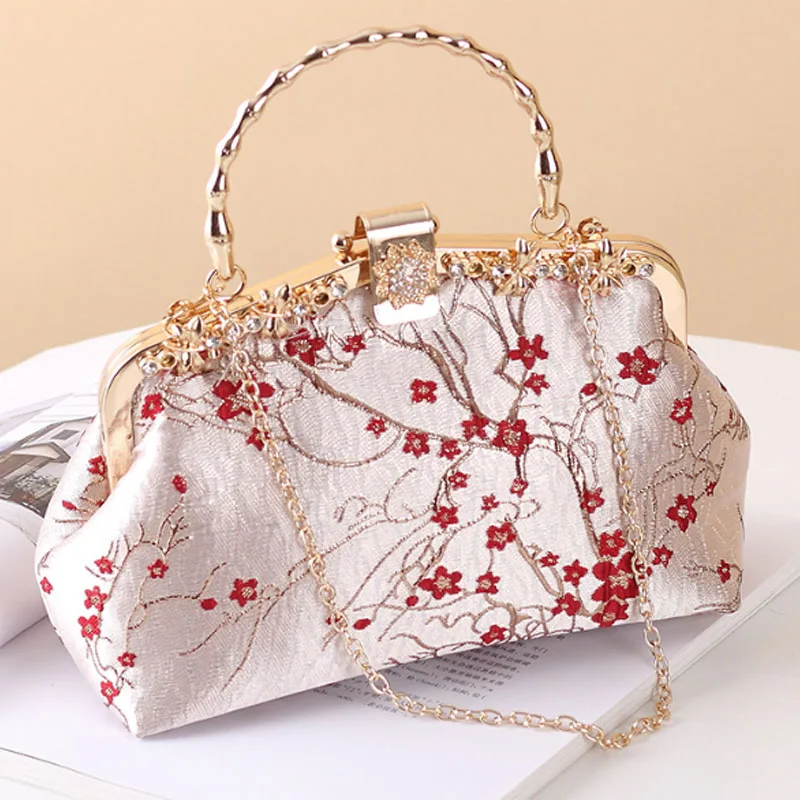 Luxury Diagonal Women Handbag 2025 New Embroidered Hand-held Women's Bag Shoulder Bag