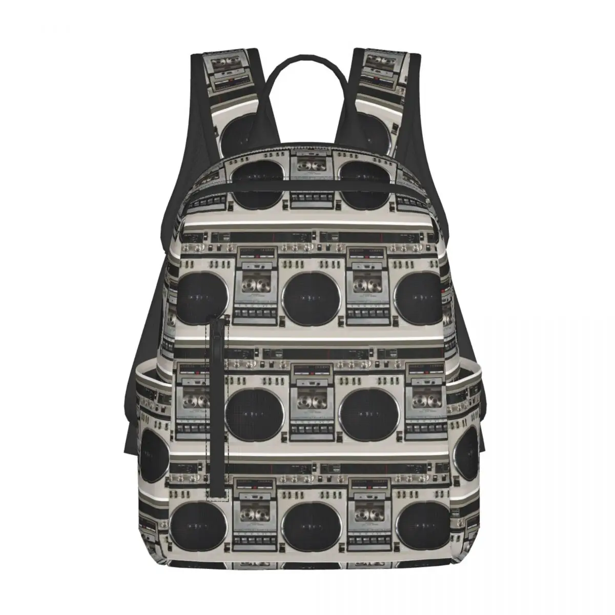 

Vintage 80s Boombox Ghettoblaster1 Backpack Daypack Boys Girls BookBag School Bag Shoulder Bags for Men Women