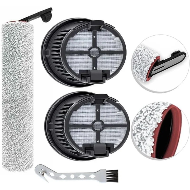 ABGP-Roller فرشاة تصفية استبدال طقم قطع غيار ل Mova K20/K20 Pro/K30/K30 مزيج مجموعة ملحقات المكنسة الكهربائية