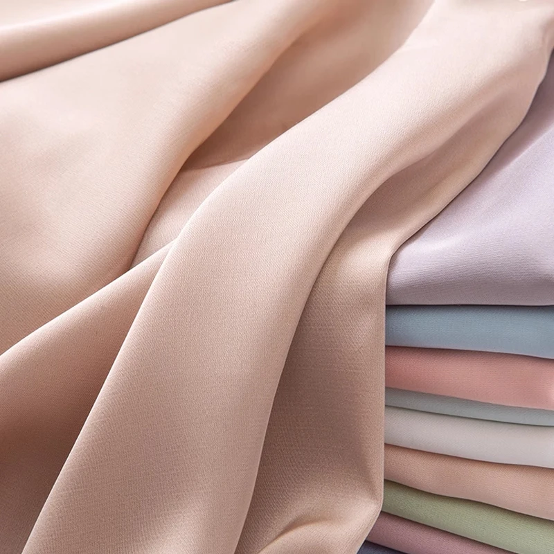 150x50cm Soft Satin Chiffon Fabric For Clothing Skirts, Shirt linings, Home Wear, Pajamas, Handmade DIY Fabric TJ22078