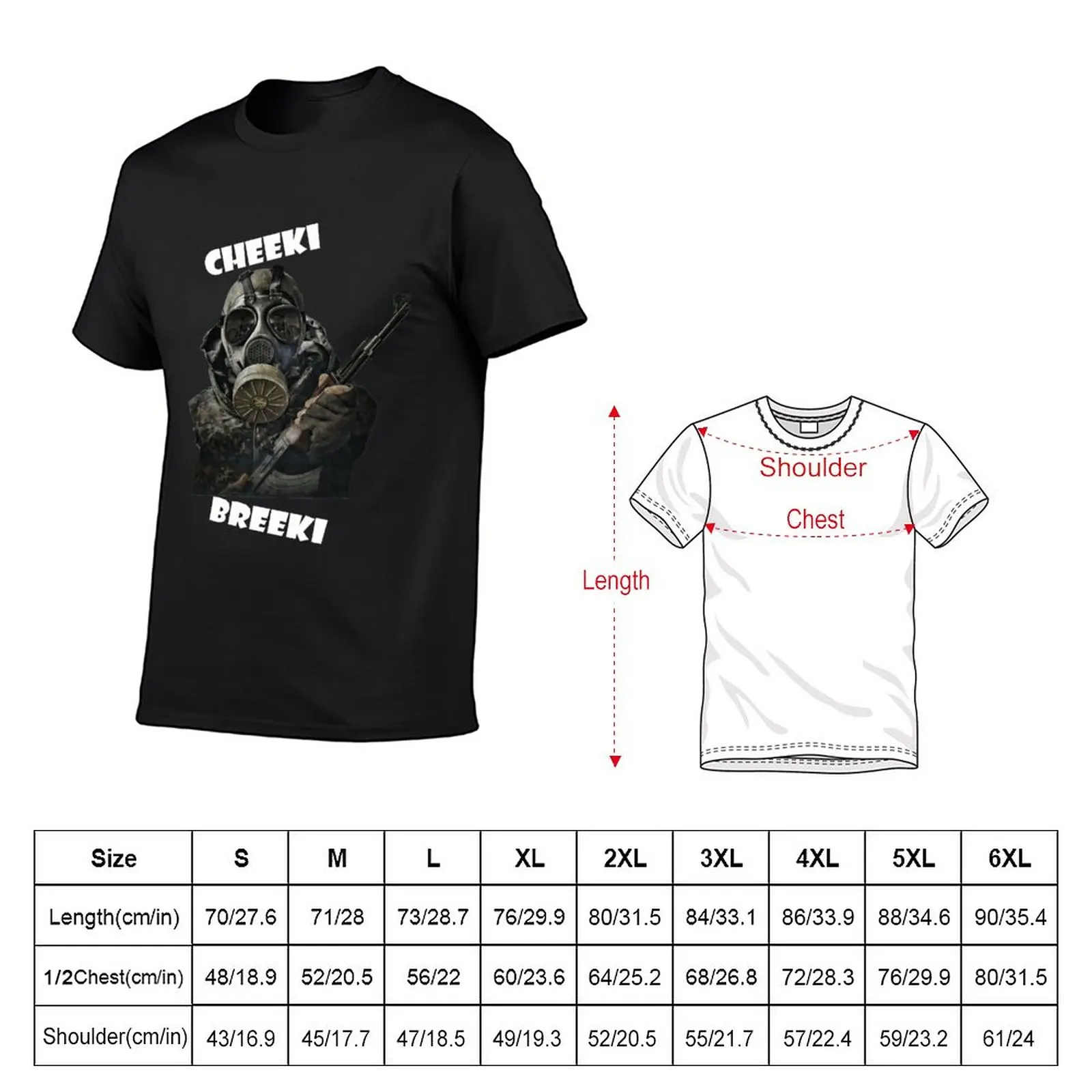 New Cheeki breeki T-Shirt customized t shirts Tee shirt graphic t shirt men workout shirt