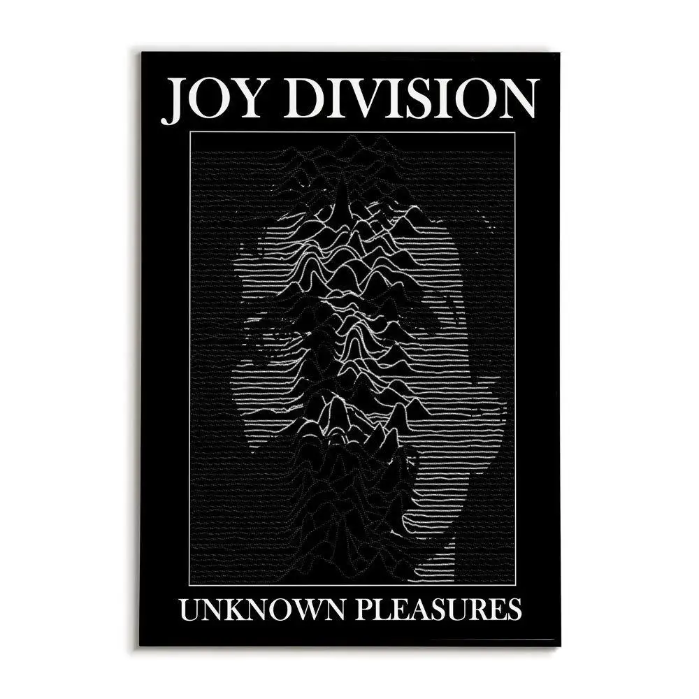 Joy Division Unknown Pleasures Poster Printing Home Decor Wall Art Painting