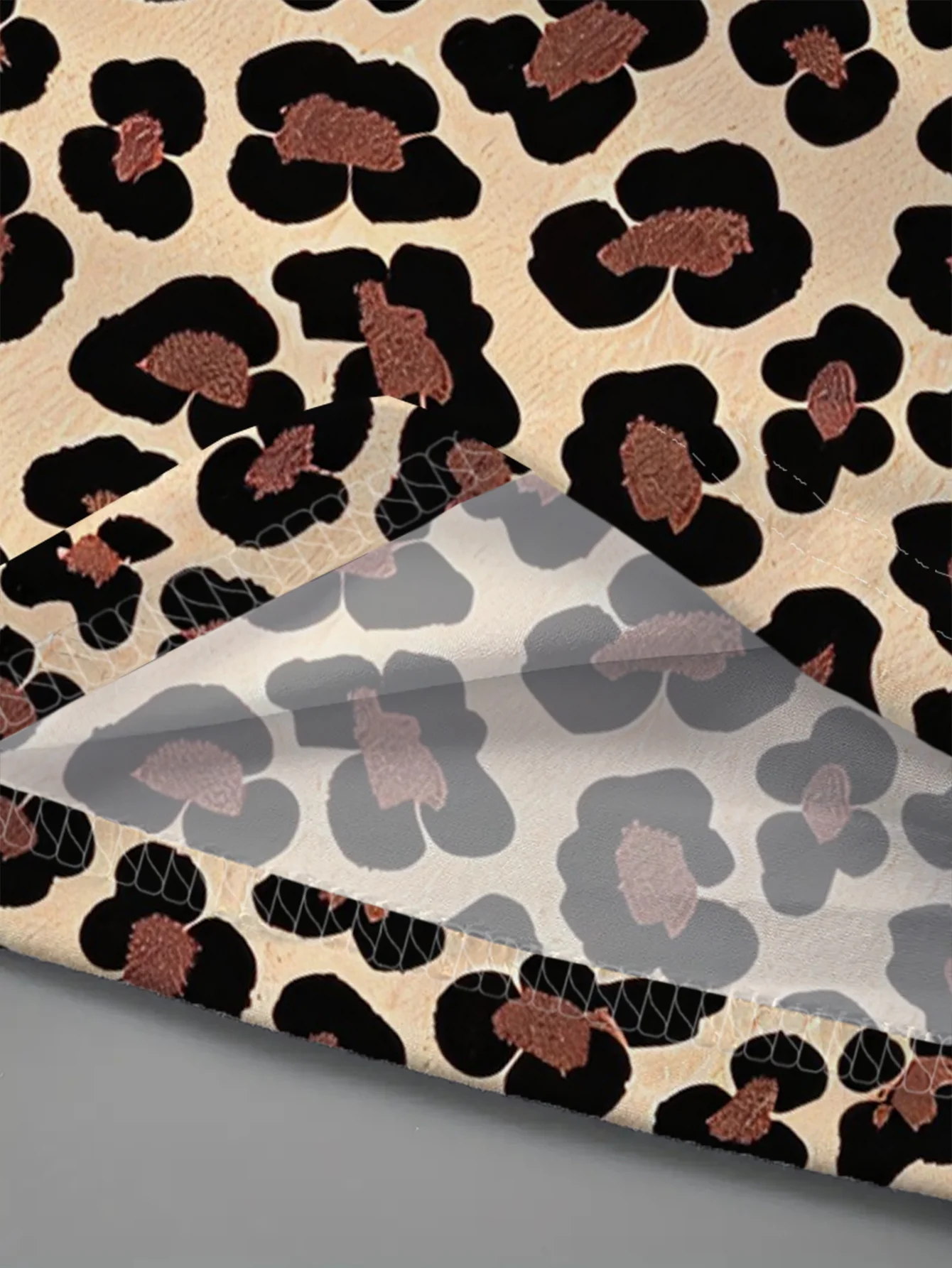 Women Round Neck Long Sleeve Tee Top Classic Leopard Print Autumn Casual Daily Basic Wear Women's Clothes - view 5