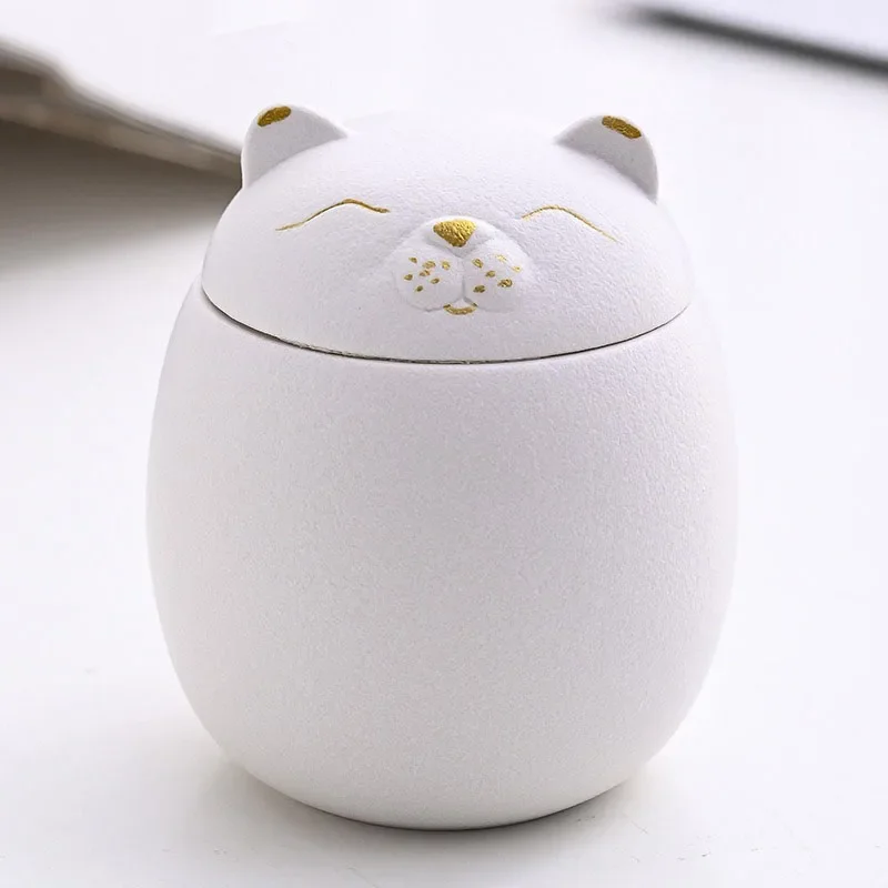 Ceramic Mmini Pet Urns Personalised Cremation Small Animals Funerary Burial Coffin Cat Rabbit Pig Ashes Reliquaries Monuments