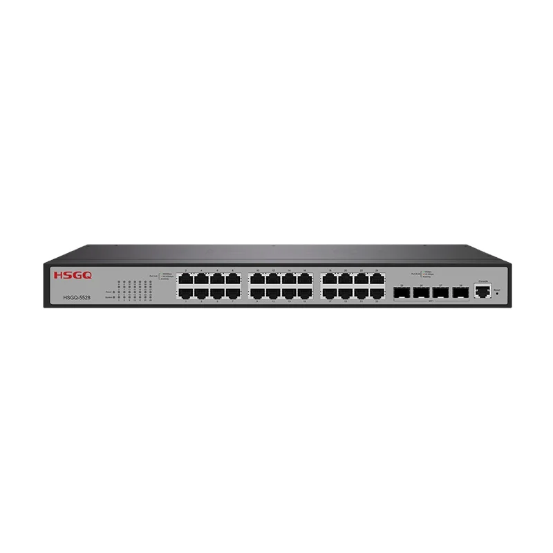 HSGQ- Industrial Gigabit Network Switches Poe Switch Network 24 Port Core Switch