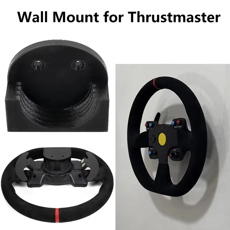 

Практичный настенный кронштейн для аксессуаров рулевого колеса Thrustmaster T300/TGT, прочный и износостойкий с винтом