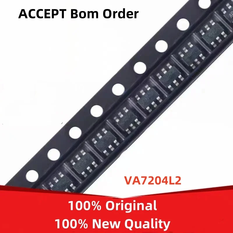 10PCS 100% New VA7204 VA7204L2 7204B SOT23-6 Brand New Original Chips ic