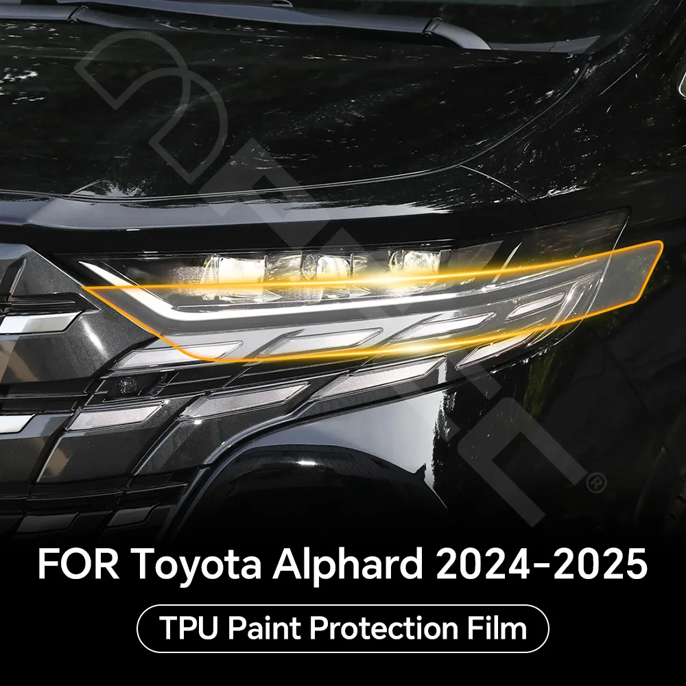 

Headlight Rearview B Pillars Anti-scratch TPU Protection Film For Toyota Alphard 2024 2025 Pre-cut PPF Clear Bra Resistant Cover