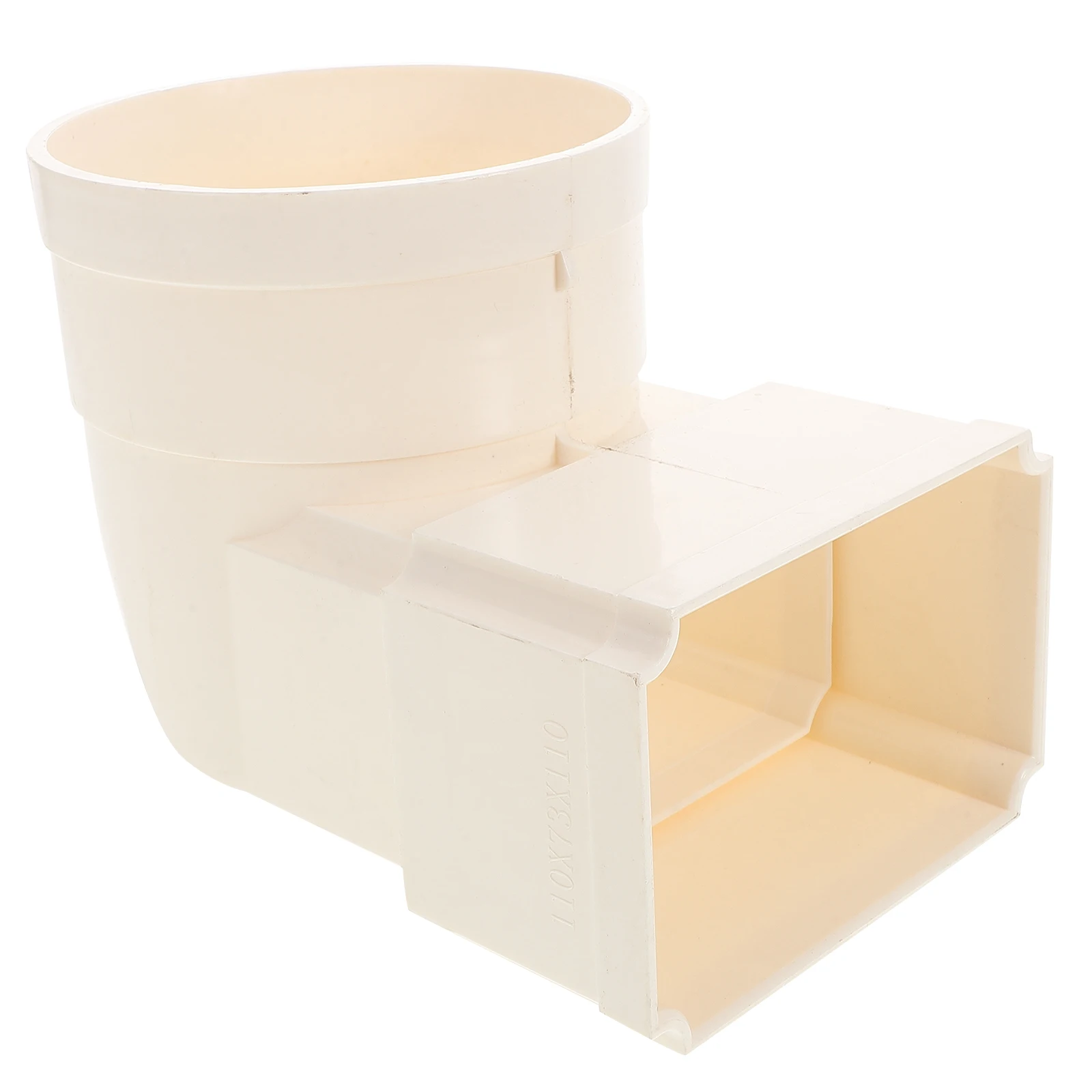 

Square Rainwater Downspout PVC Durable Black Accessories Villa Drainage Pipe Elbow Connectors Gutter Hose Concrete Splash