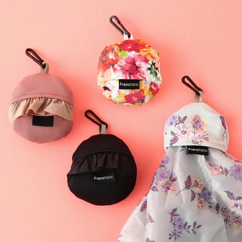 

Эко-сумка Francfranc Ele Cact: Удобная сумка для хранения / Холщовая сумка для организации дома