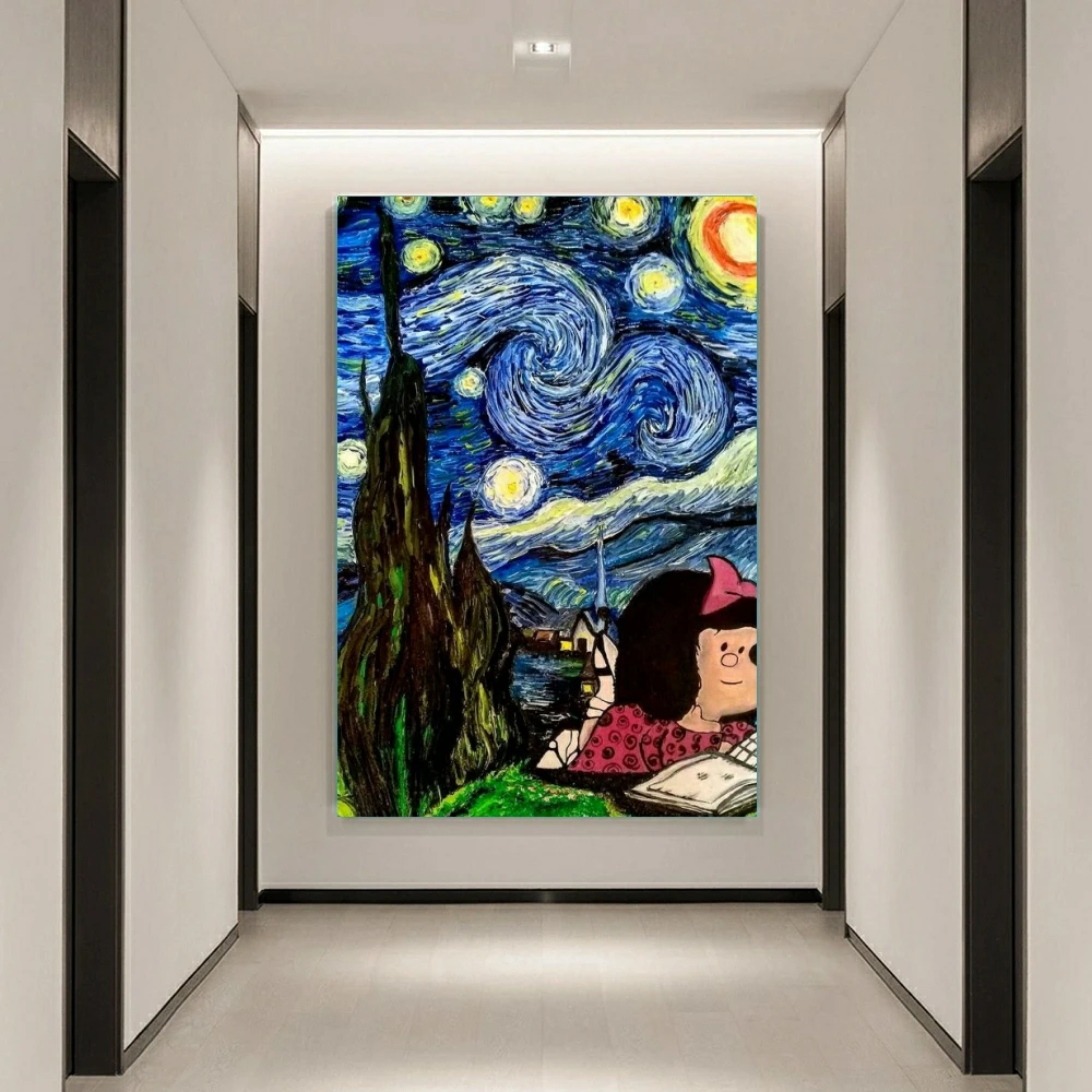 Mafalda Classic Cartoon Cute Cross Stitch Artificial Diamond Painting Kits Mosaic Embroidery Wall Decor 5D DIY Art New Handcraft