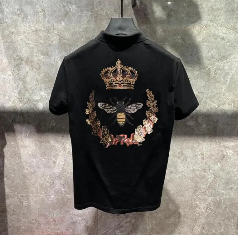 Borun brand Hot Drill polo shirts Men  brand designer hip hop cotton