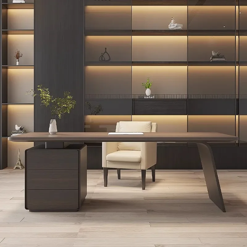 

Designer Storage Office Desk Desktop Asthetic Modern Study Office Desk Organizer Height Wooden Mesa De Escritorio Furniture