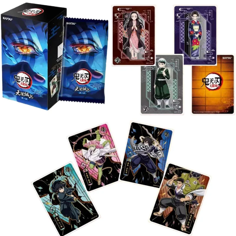 

В наличии: Коллекционные карточки KAYOU Demon Slayer, серия Infinity Castle, набор Infinity Castle Pack, персонаж Коучу Шинобу, аниме-фигурка, игрушка, подарок