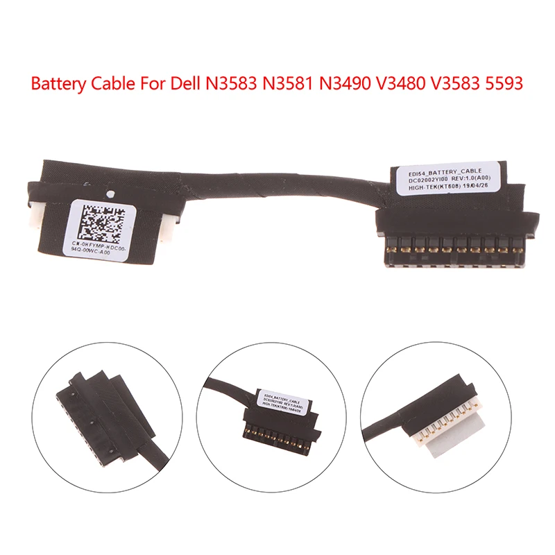 

1 шт. новый кабель аккумулятора для Dell N3583 N3581 N3490 V3480 V3583 5593 Аккумулятор ноутбука гибкий кабель соединитель 0HFYMP