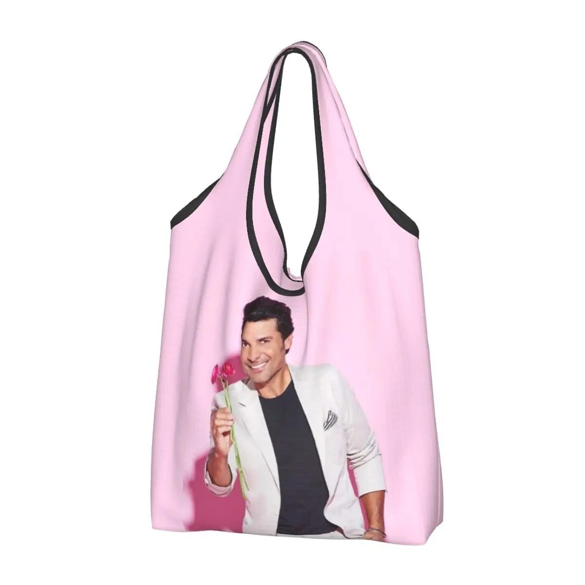 Chayanne Portable Tote Shopping Bags Reusable Shopper Bag Groceries Handbag Shoulder Bag