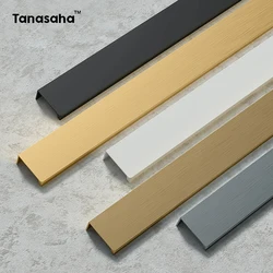 Hidden Handles for Furniture Kitchen Cabinet Handles Dresser Drawer Knobs Aluminum Alloy Wardrobe Cupboard Door Handle Hardware