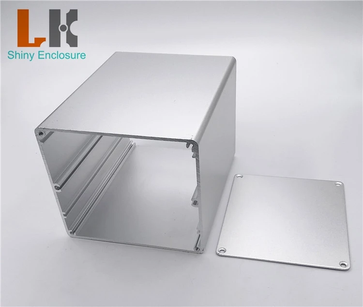 LK-ALB38 Diy Anodized Extruded Aluminum Project Box 6063 Aluminum Electronic Enclosure Case Aluminium Case Housing 84x97x90mm