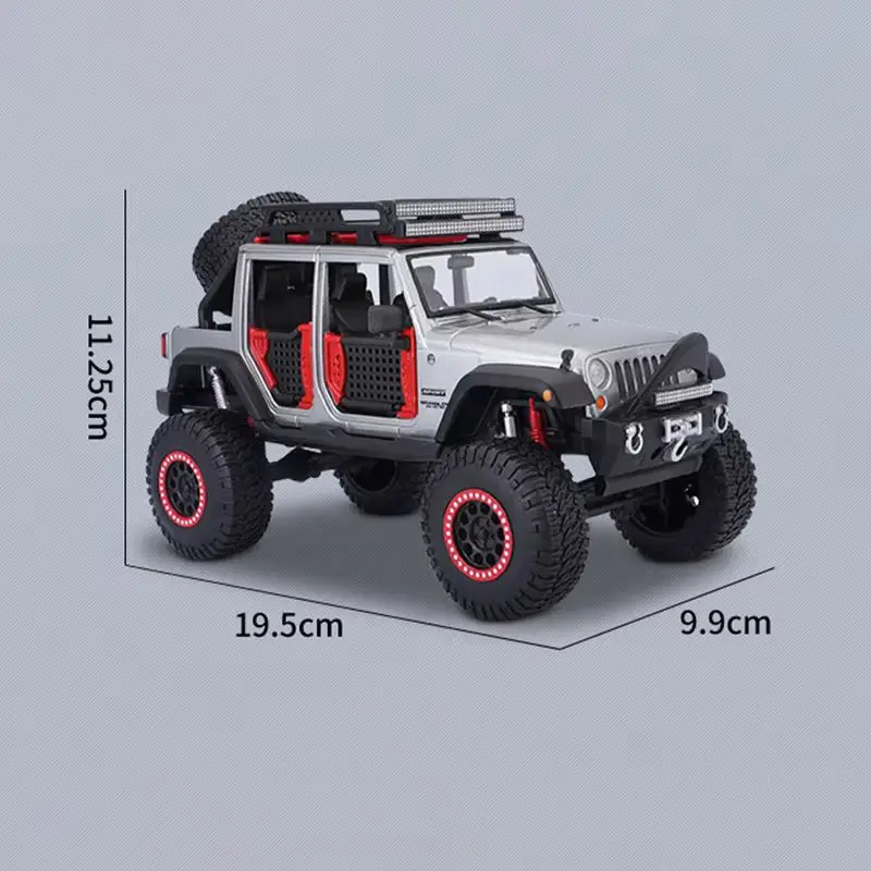 Maisto 1:24 2015 Jeep Wrangler Unlimited Diecast Model Pickup Truck Edition Alloy Luxury Vehicle Toy Collection Borthday Gift