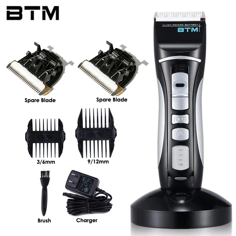 Korea Design BTM P6 Professional Hair Clipper For Barber Salon Electric Hair Trimmer Ceramic Cutter Hair Cutting Machine