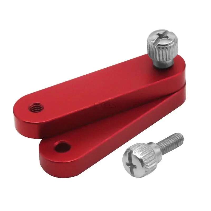 Woodworking Marking Locator Steel Ruler Limit Adjustment Positioning Block Aluminum Alloy Precise Adjustment Portable DIY Tools