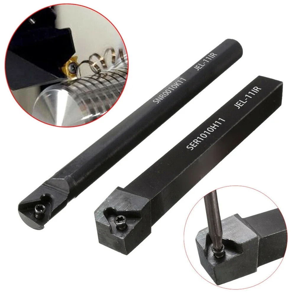 Metalworking Turning Tool Holder Turning Tool Threading Carbon Steel + Carbide High Grip SER1010H11/SNR0010K11