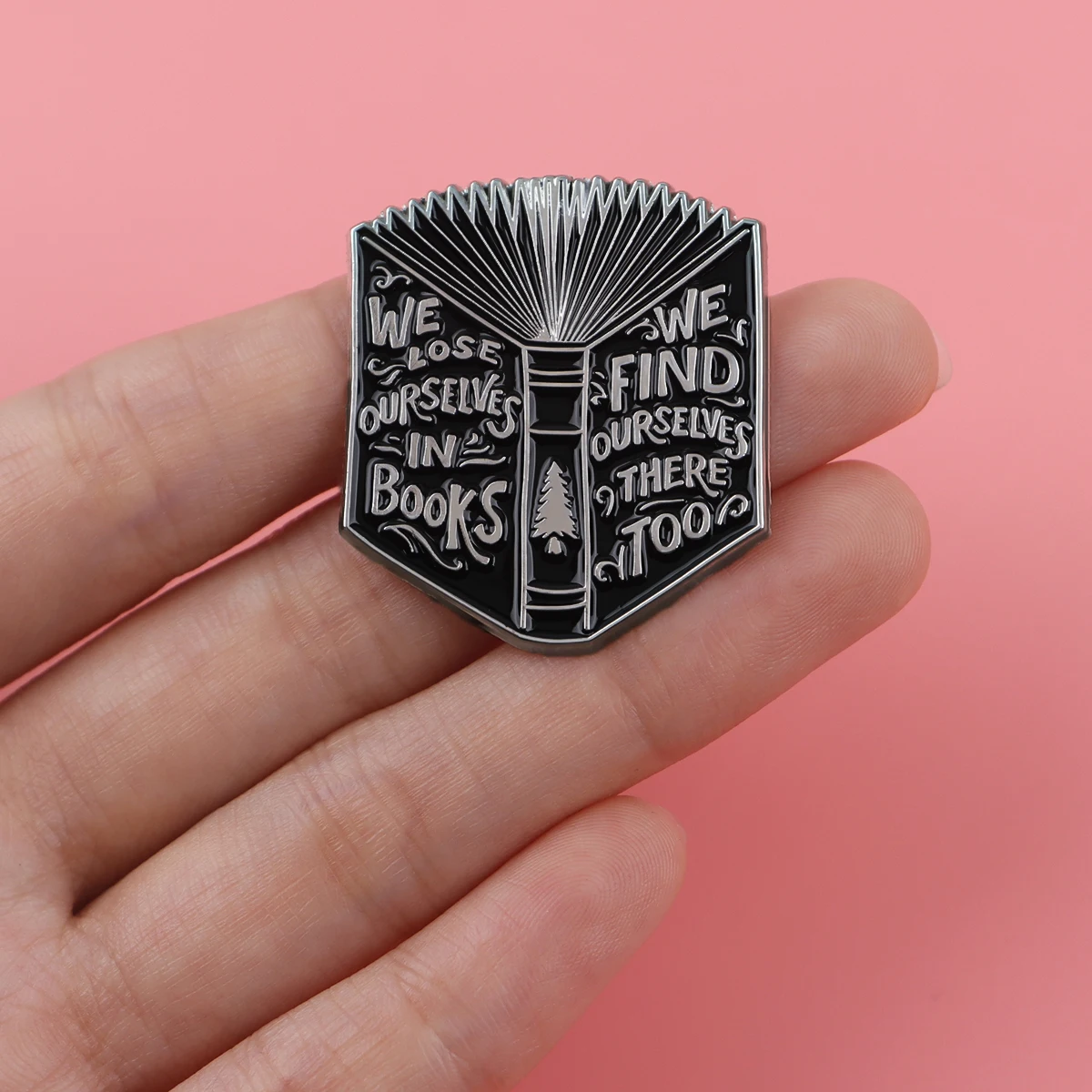 Books Collection Enamel Pin Brooch Pines Lapel Pins Funny Badge Costume Accessories Quotes Jewelry Reading Enthusiasts Gifts