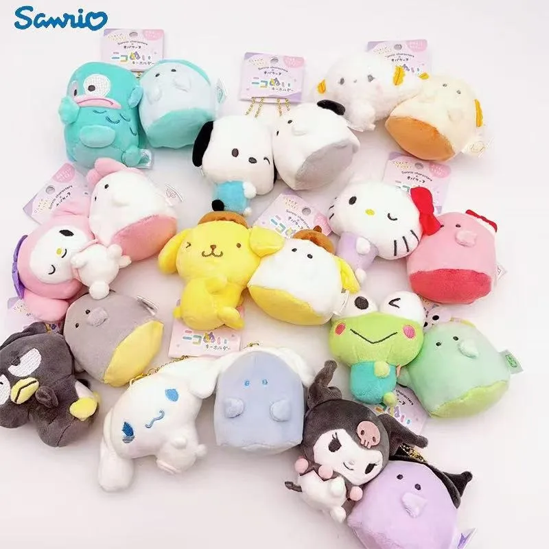 

Япония Sanrio Ghost Series Магнитная наклейка для лица Cogimyun Hangyodon Keroppi Пара Брелок Рюкзак Подвеска Плюшевая кукла Игрушки Подарок