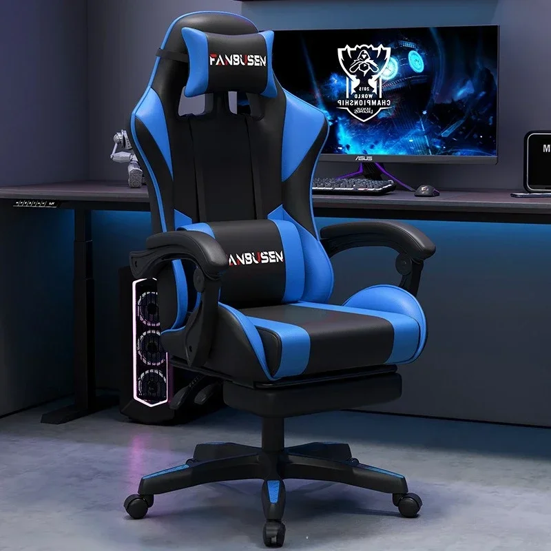 Ergonomic Gaming Chair for Computer Use Adjustable Height Reclining Office Chair for Home Dorm Live Streaming Comfort Fit view 4