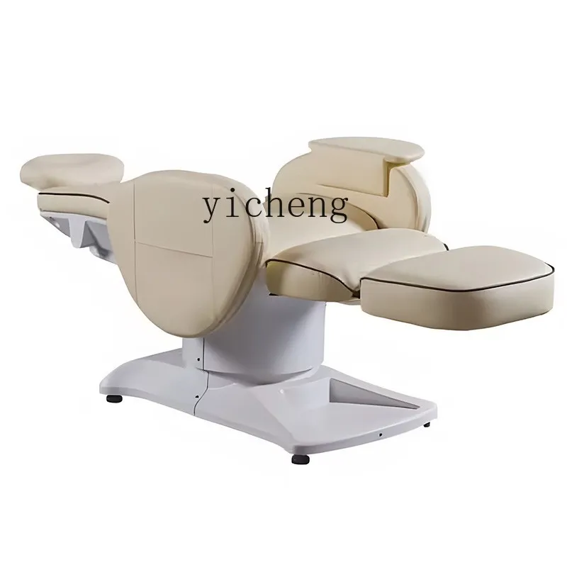 

Zc Head Therapy Electric Beauty Hair Chair Multi-Function Eyebrow Shaving and Putting down Physiotherapy Health Care Chair