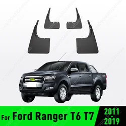 For Ford Ranger T6 2011 - 2019 2012 2013 2014 2015 2016 2017 2018 Fender Mudguard Mud Flaps Guard Splash Flap Mudguards Car