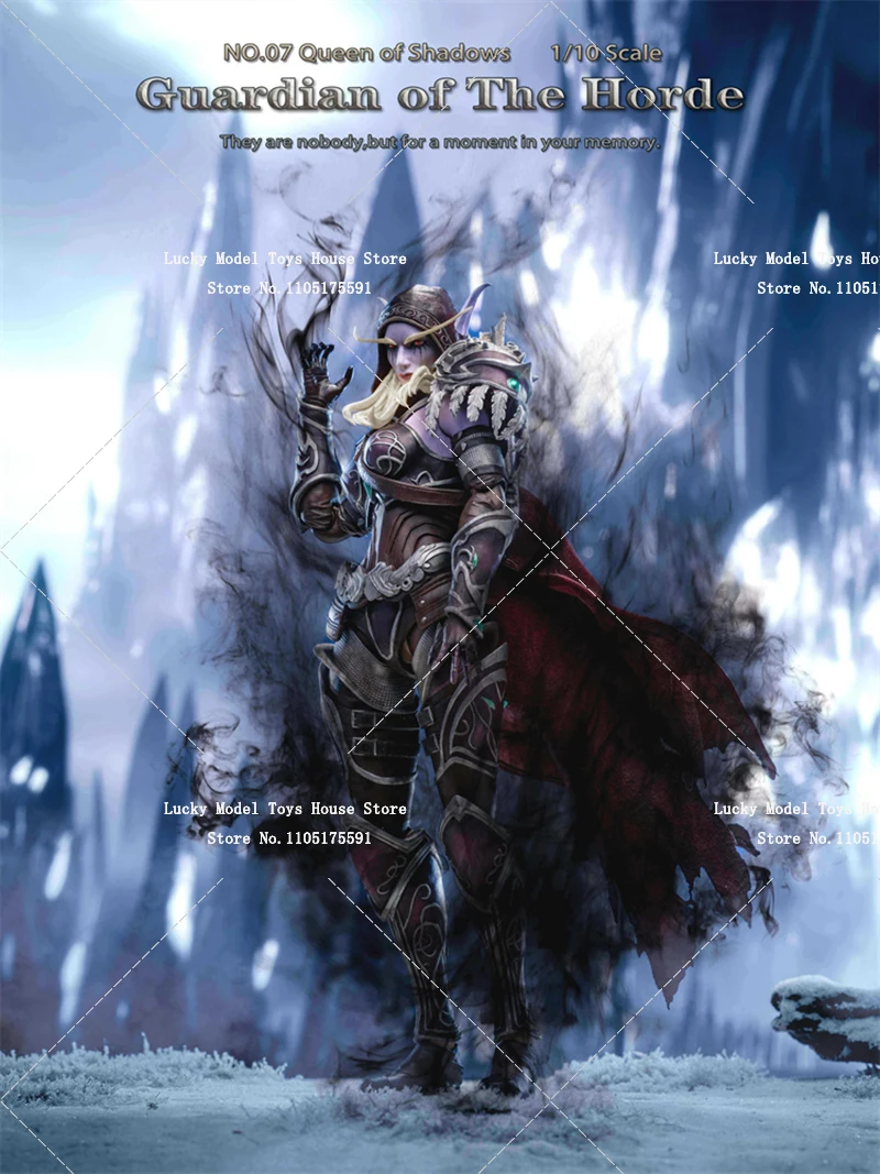 متوفر في المخزون Mithril Studio No.07 كوينز أوف ذا شادو 1/10 حارس الحشد قائد أنثى 7 بوصة دمية نموذج جندي رقيق #6