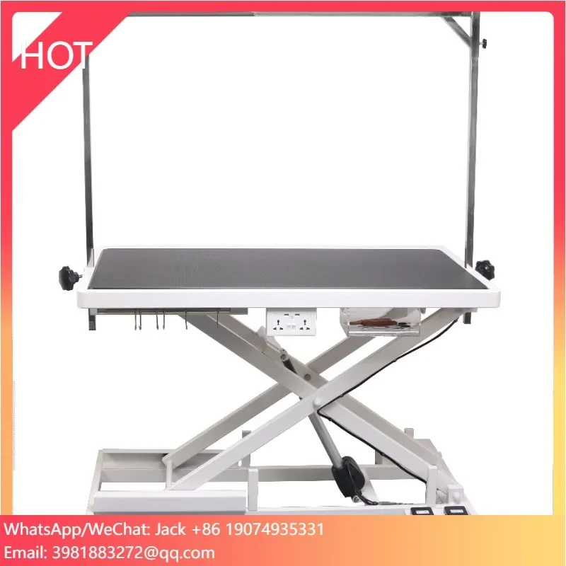 FT-808 Pro Height Adjustable Foldable Dog Grooming Electric Table For Dogs With Various Sizes And Security Protection