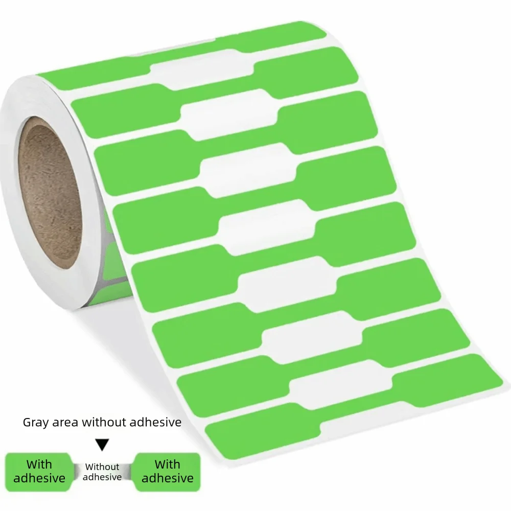 

500PCS Multicolor Jewelry Price Labels Kraft Paper Display Tool Jewelry Hangtags Packaging Decoration Quadrate