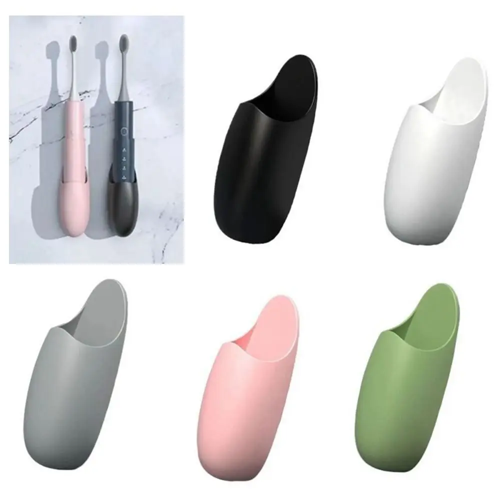 Silicone Toothbrush Holder New Wall-mounted Punch-free Storage Tube Creative Waterproof Toothbrush Stand Rack Bathroom