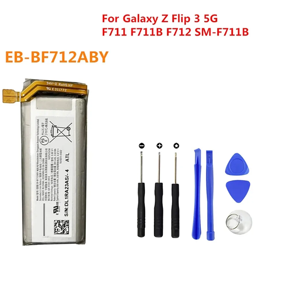 EB-BF711ABY EB-BF712ABY Battery For Galaxy Z Flip 3 5G F711 F711B F712 SM-F711B