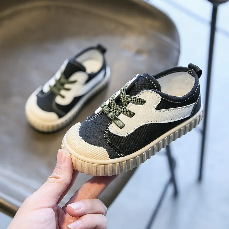 Newest Children Canvas Shoes Fashion Simple Soft Comfortable Boys Sneakers Girls Casual Shoes Unisex Children Shoes Size 21-32