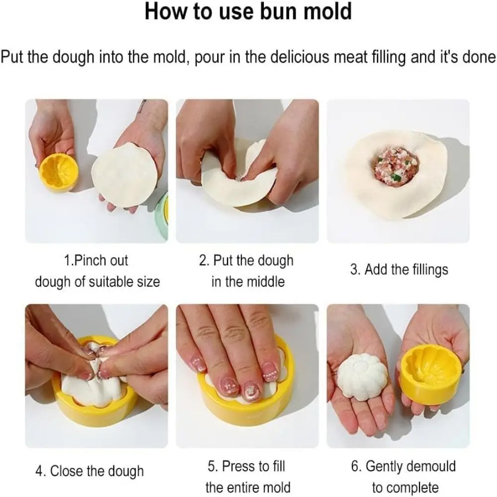 3 in 1 Dumpling Maker Dumpling Wrapper Mold Dough Pressing Tool Dumpling Skin Maker Easy to Operate Kitchen Dumpling Making Tool