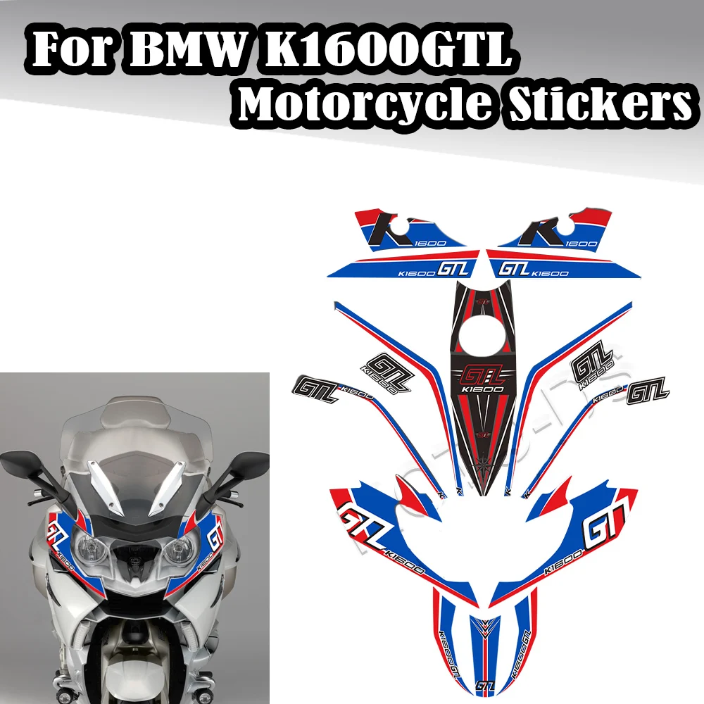 For BMW K1600GTL K1600 K 1600 GTL﻿ Motorcycle Fuel Oil Tank Pad Protection Stickers Fairing Fender Decals
