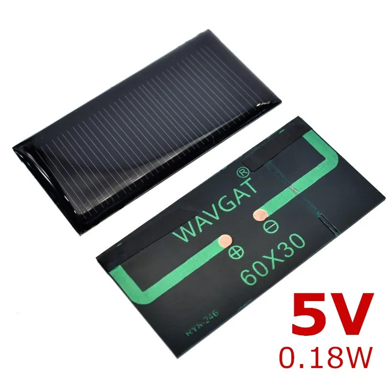 Panneau solaire électronique intelligent, chargeur de téléphone portable, jouet léger domestique, bricolage, 1W, 5V
