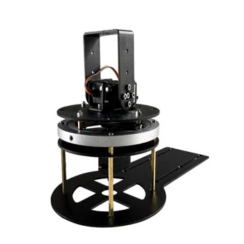 2 Dof Dönme Braketi Şasi Alüminyum Taban Platformu Robot DIY Kiti MG996 DS3218 Servo Drone Parça Anten Zemin İstasyonu